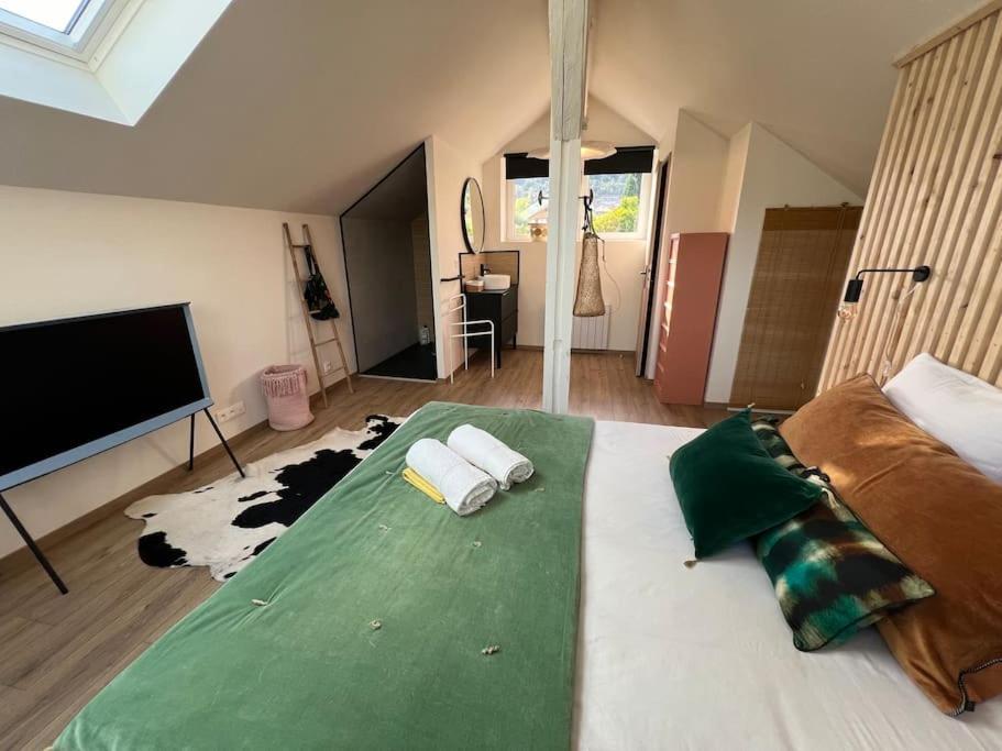 Les Deux Maisons - Little Green - Maison Cosy Proche Pistes Et Lac Gérardmer Extérieur photo